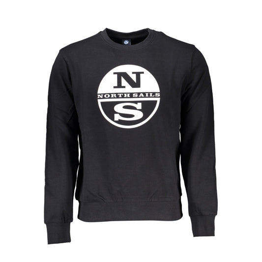 Heren North Sails Sweatshirt met Lange Mouwen Zwart