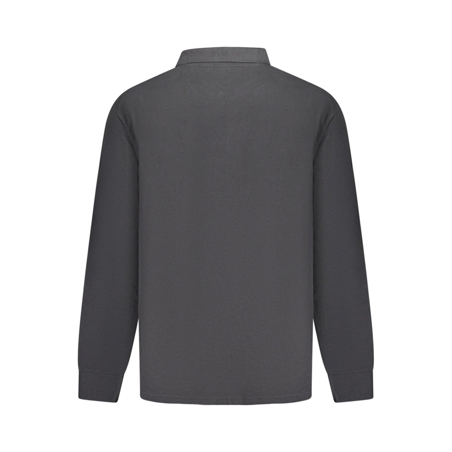 Heren North Sails Sweatshirt met lange mouwen, polo, zwart