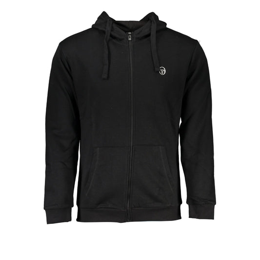 Herenhoodie met rits Sergio Tacchini zwart