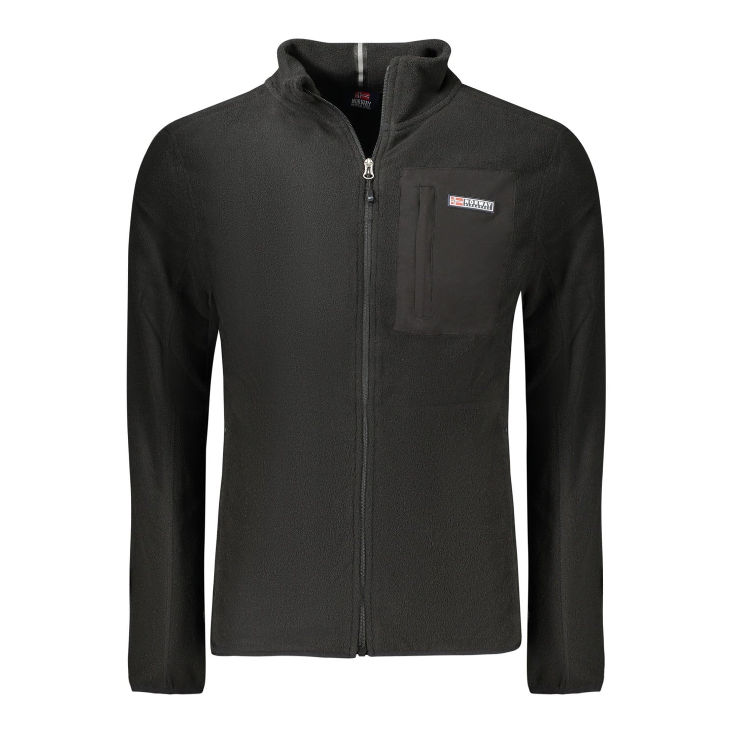 Heren Sweatshirt Noorwegen Zip Zwart