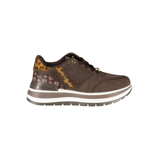 Sneakers dames Laura Biagiotti donkerbruin