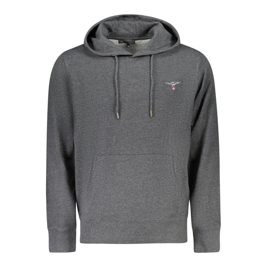 Heren Hoodie met Lange Mouwen Accademia Militare Grijs