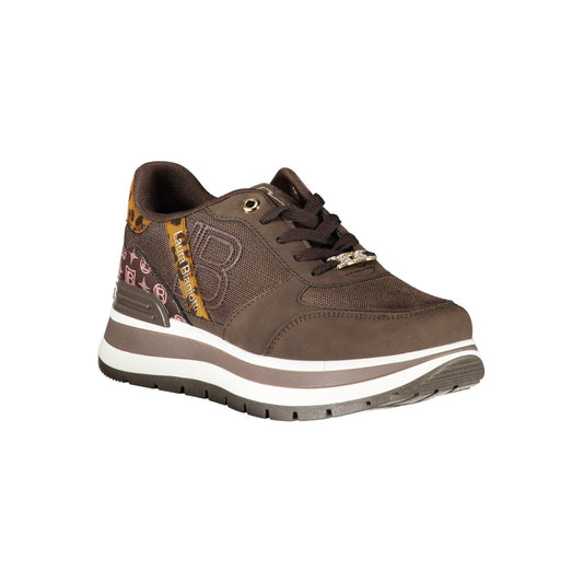 Sneakers dames Laura Biagiotti donkerbruin
