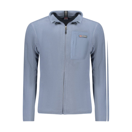 Heren Sweatshirt Noorwegen Ritssluiting Blauw