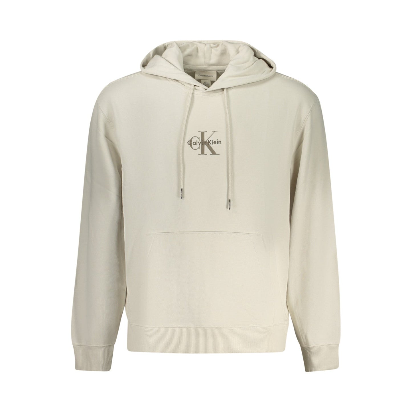 Heren hoodie Calvin Klein beige