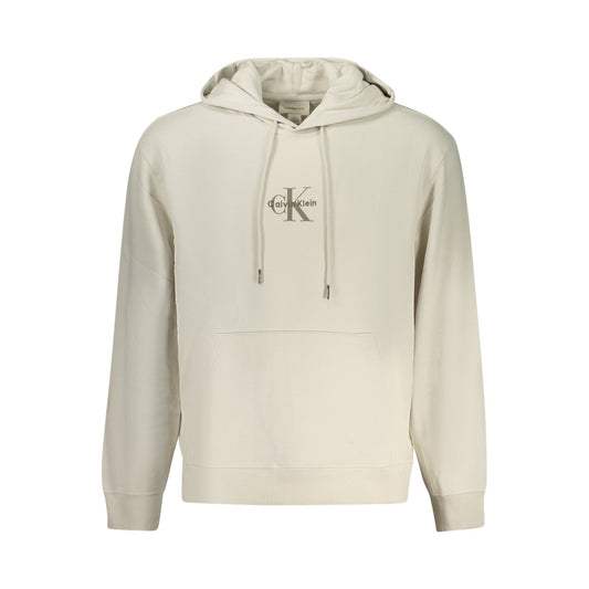 Heren hoodie Calvin Klein beige