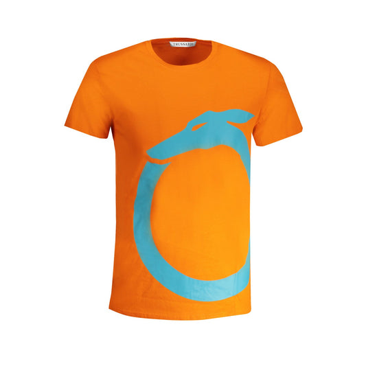 Heren Trussardi t-shirt oranje