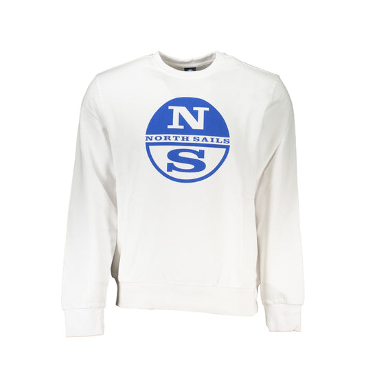 Heren North Sails Sweatshirt met lange mouwen, wit