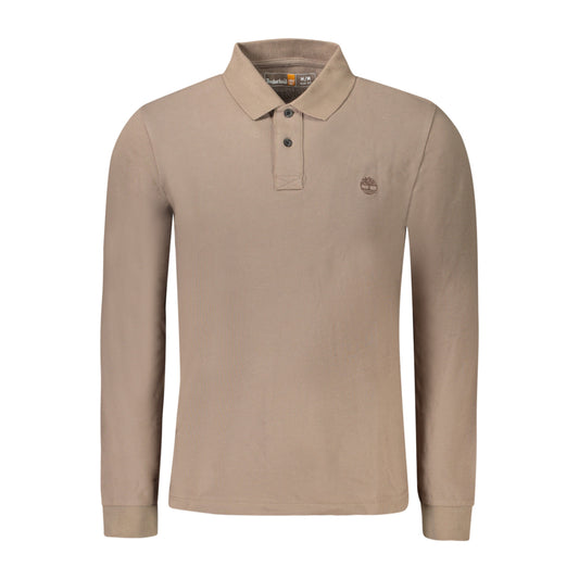 Heren polo sweatshirt Timberland bruin