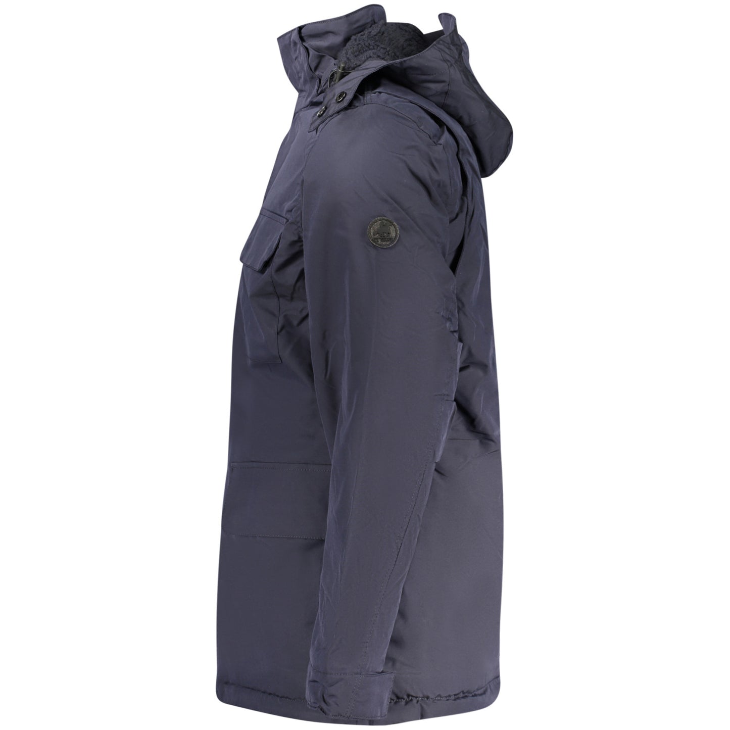 Lange parka-jas US Grand Polo heren marineblauw