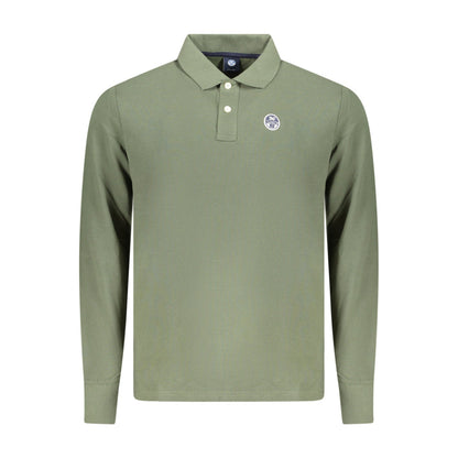 Heren North Sails Sweatshirt met lange mouwen, polo, groen