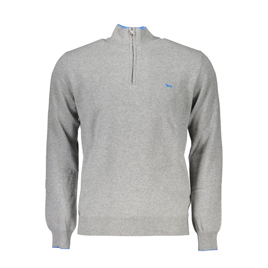 Heren Harmont &amp; Blaine sweatshirt met halve rits, grijs