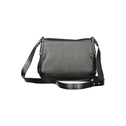 Coccinelle Rebekka tas in zwart leer