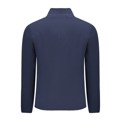 Heren Sweatshirt Noorwegen Zip Blauw