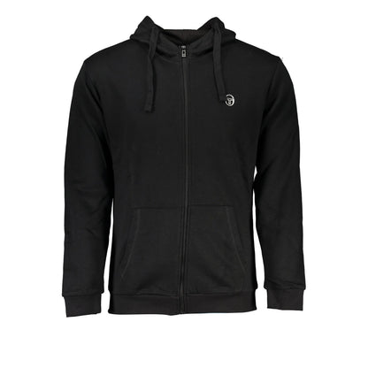 Herenhoodie met rits Sergio Tacchini zwart