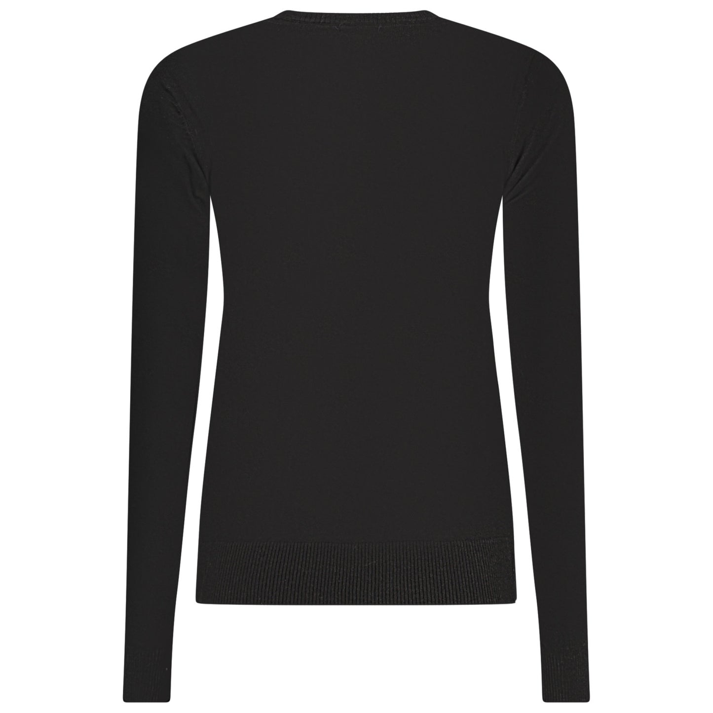 Womens Sweatshirt Long-Sleeve Crew Neck Norway black