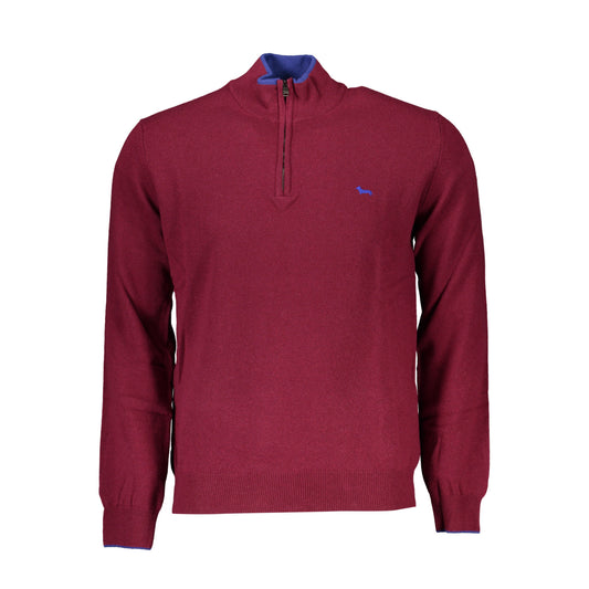 Heren Harmont &amp; Blaine sweatshirt met halve rits, rood