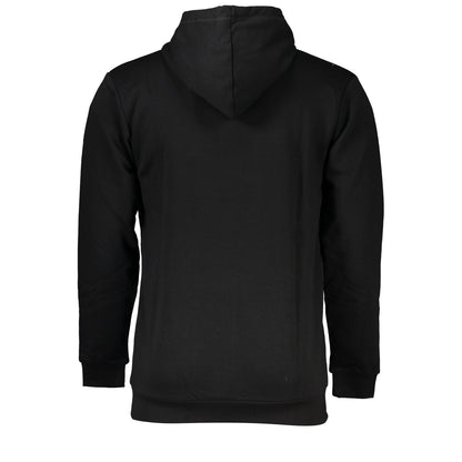Herenhoodie met rits Sergio Tacchini zwart