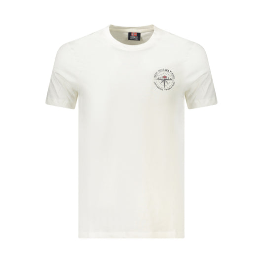 Heren t-shirt Noorwegen Wit