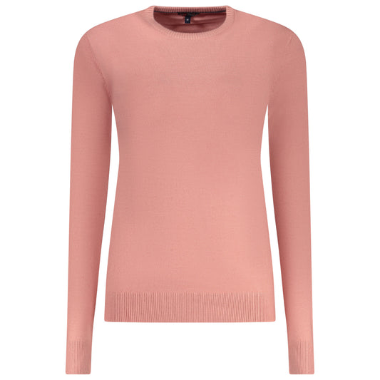 Dames Sweatshirt Lange Mouw Ronde Hals Noorwegen roze