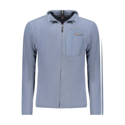 Heren Sweatshirt Noorwegen Ritssluiting Blauw