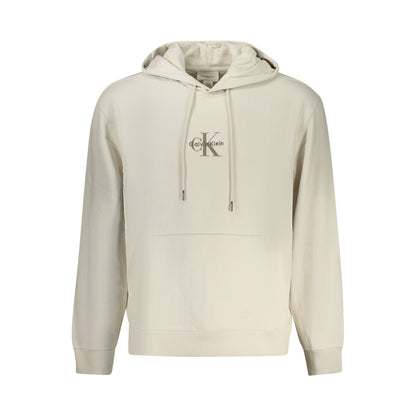 Heren hoodie Calvin Klein beige