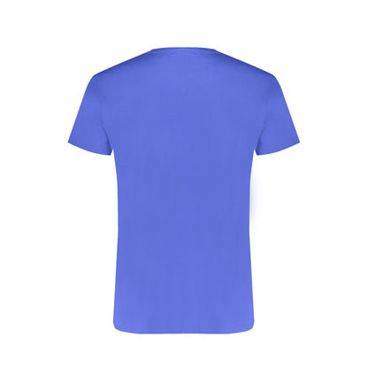 Heren Trussardi t-shirt blauw en zilver