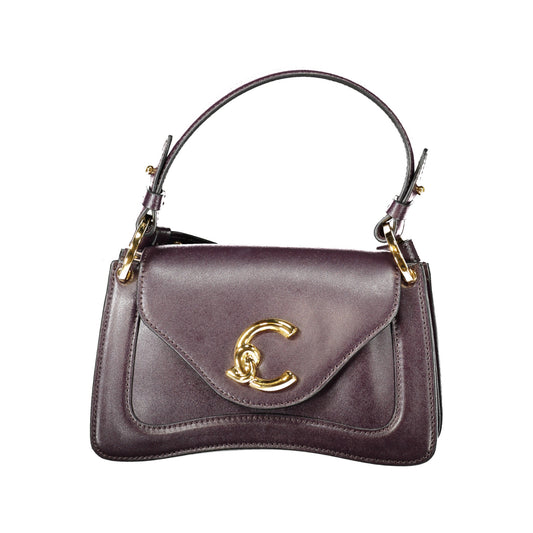 Coccinelle C-Me tas in zwart leer